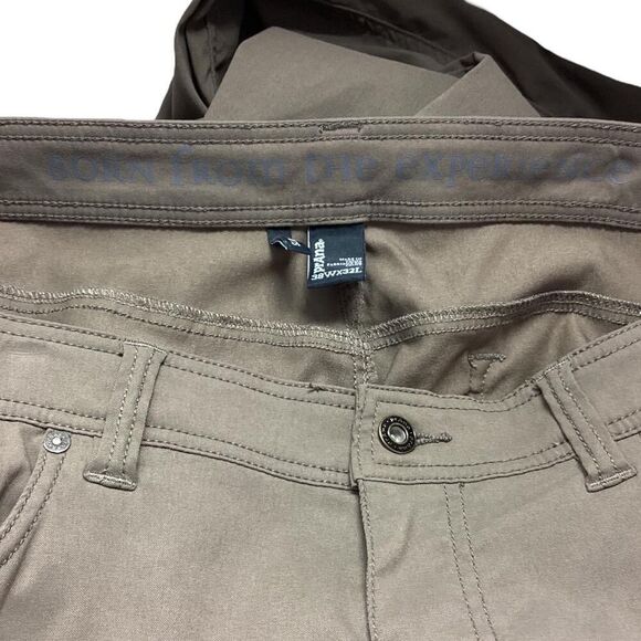 Prana Pants Mens 40 Slim Brown Born From The Experience Brion Stretch Hiking - Picture 7 of 9